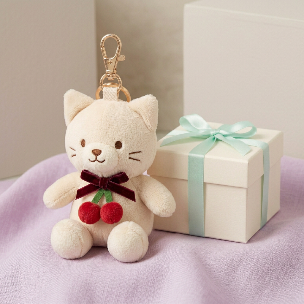 Cherry Mew pastel scene