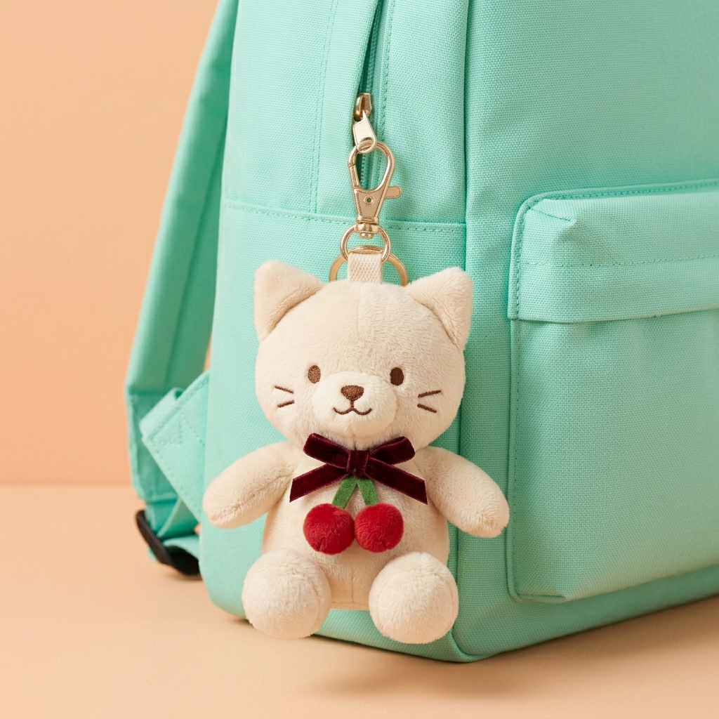 Cherry Mew backpack styling