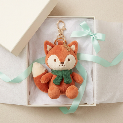 Fox inside unbranded ivory packaging