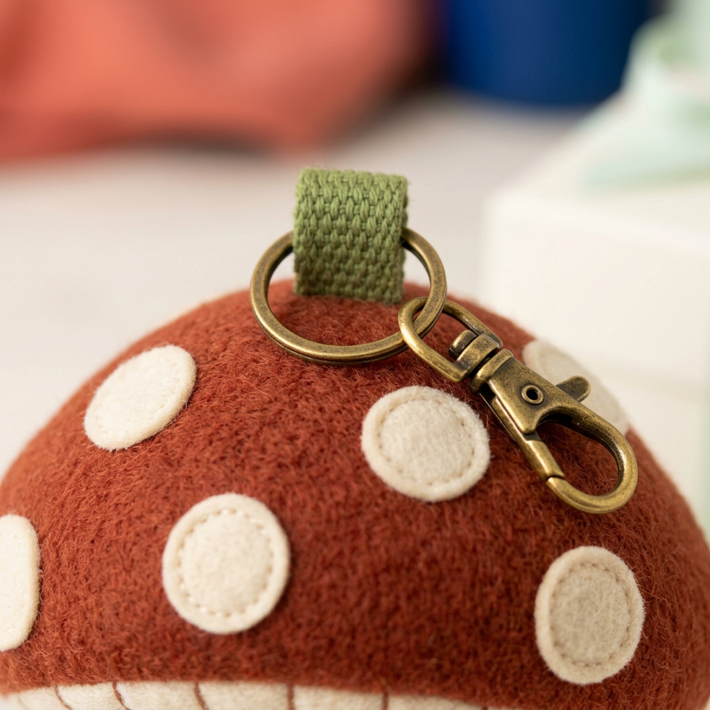Single green woven loop antique-gold-tone connecting ring and lobster clasp detail
