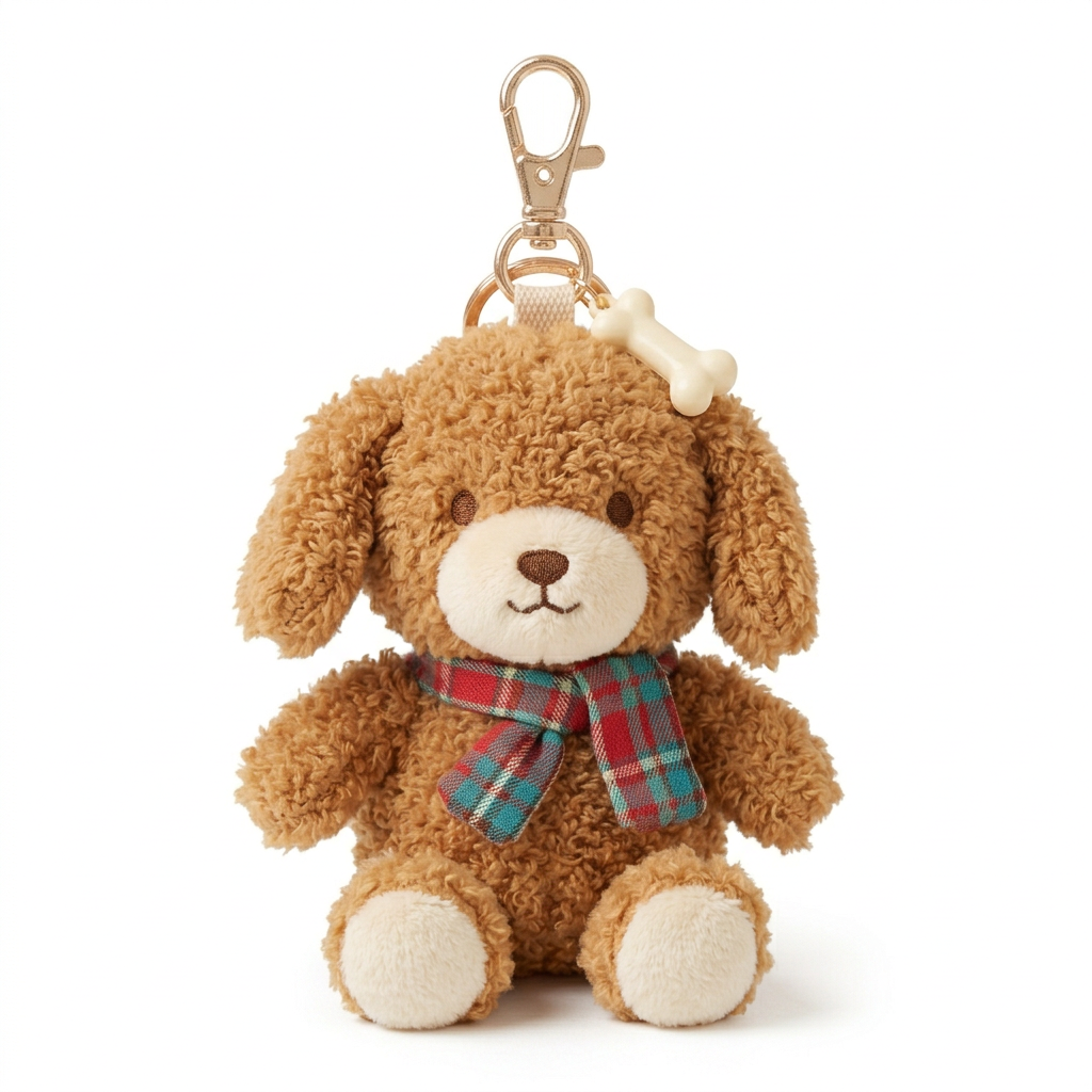 Caramel Pup white background