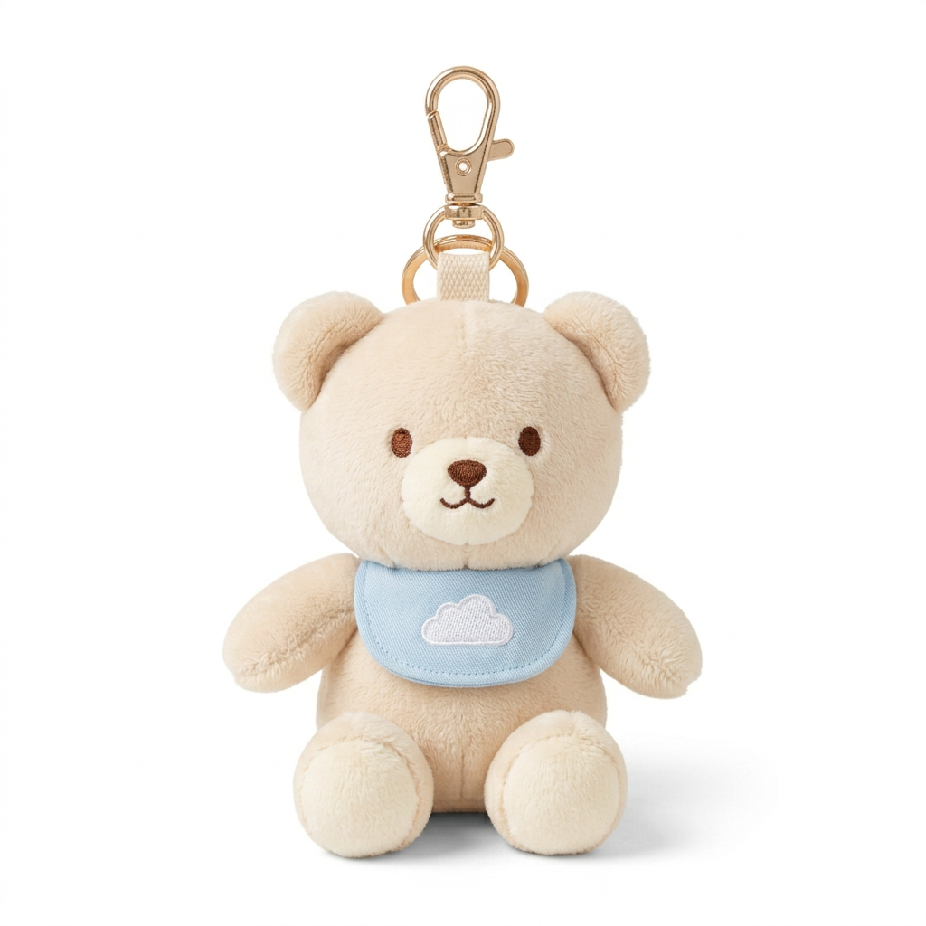 Cloud Cuddle Bear complete product on white background