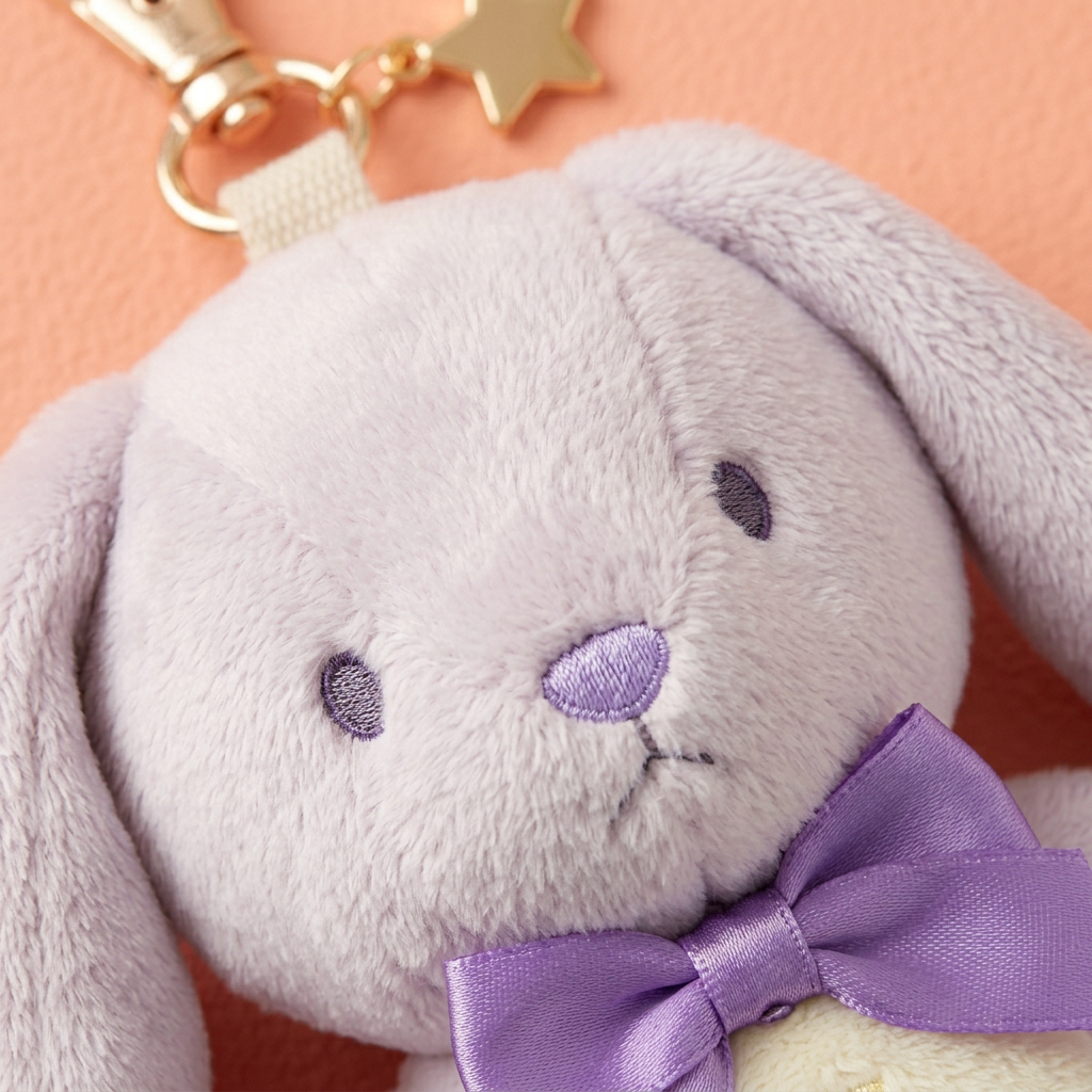 Bunny face and lop ear detail